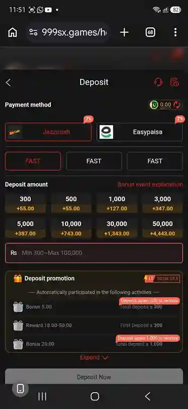 xxx9-game-deposit